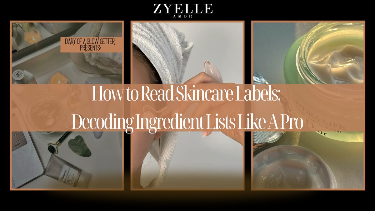 Read Skincare Ingredient Labels